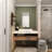 Wooden Wall Mirror with Thin Minimalistic Frame-1127104079-1127104083