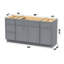 Base de meuble-lavabo simple 60 po seulement-98705859