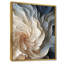 Plume blanche et bleue en spirale II - art abstrait géométrique sur toile-1613560488-1613560487-1657317159