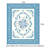 8' X 10' TPE Non-slip Bottom, Imitation Cashmere Floral Pattern Area Rug,Blue-246896512-250160672
