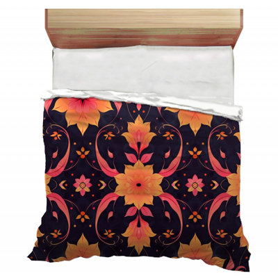 Trendy Floral Plush Bedding