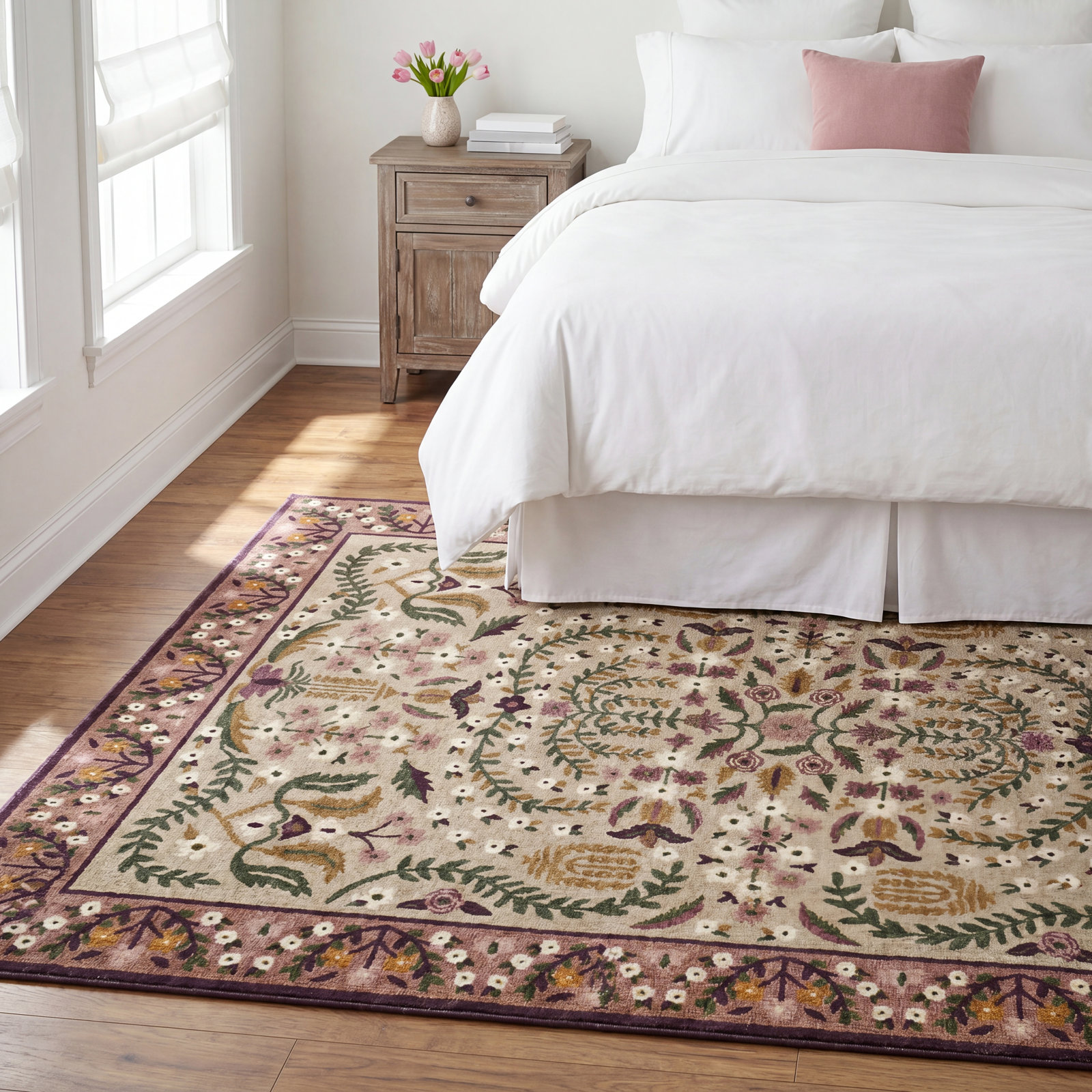 Canopy Aubergine Area Rug, Rectangle 7'6" x 9'6"