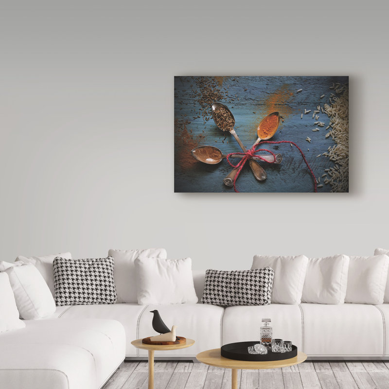 « épices », reproduction de photo sur toile tendue, H 12 po x l 19 po