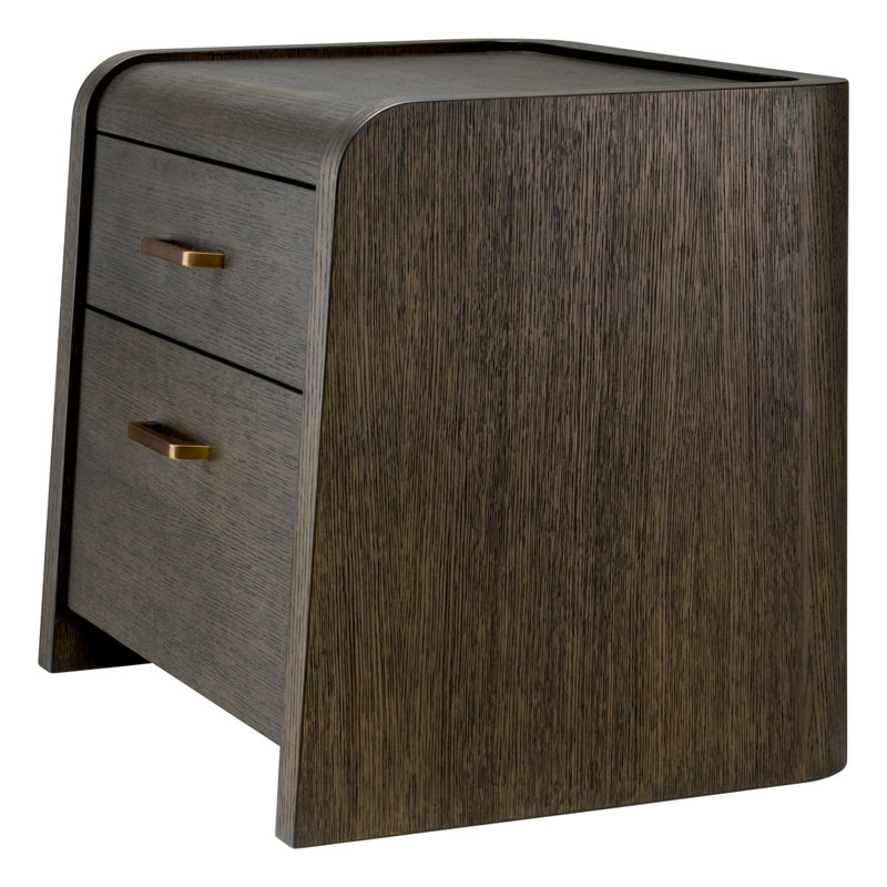 Nightstand Joane, Mocha Oak