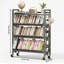 118 cm H x 70 cm W Steel Book Cart Bookcase