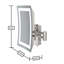 Miroir mural lumineux sans cadre Ekta-1452640465