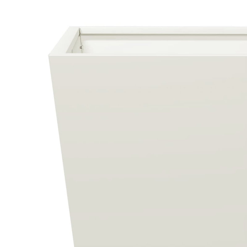 Chaely Metal Planter, 15.75" H x 15.75" W x 15.75" D, White, 1