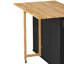 Chariot pour îlot de cuisine avec armoire à 2 portes et trois tiroirs, largeur de 43,31 pouces avec support à épices, porte-serviettes-1643046291