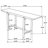 Foor Solid Mango Wood Entryway Console Table, Natural Mango