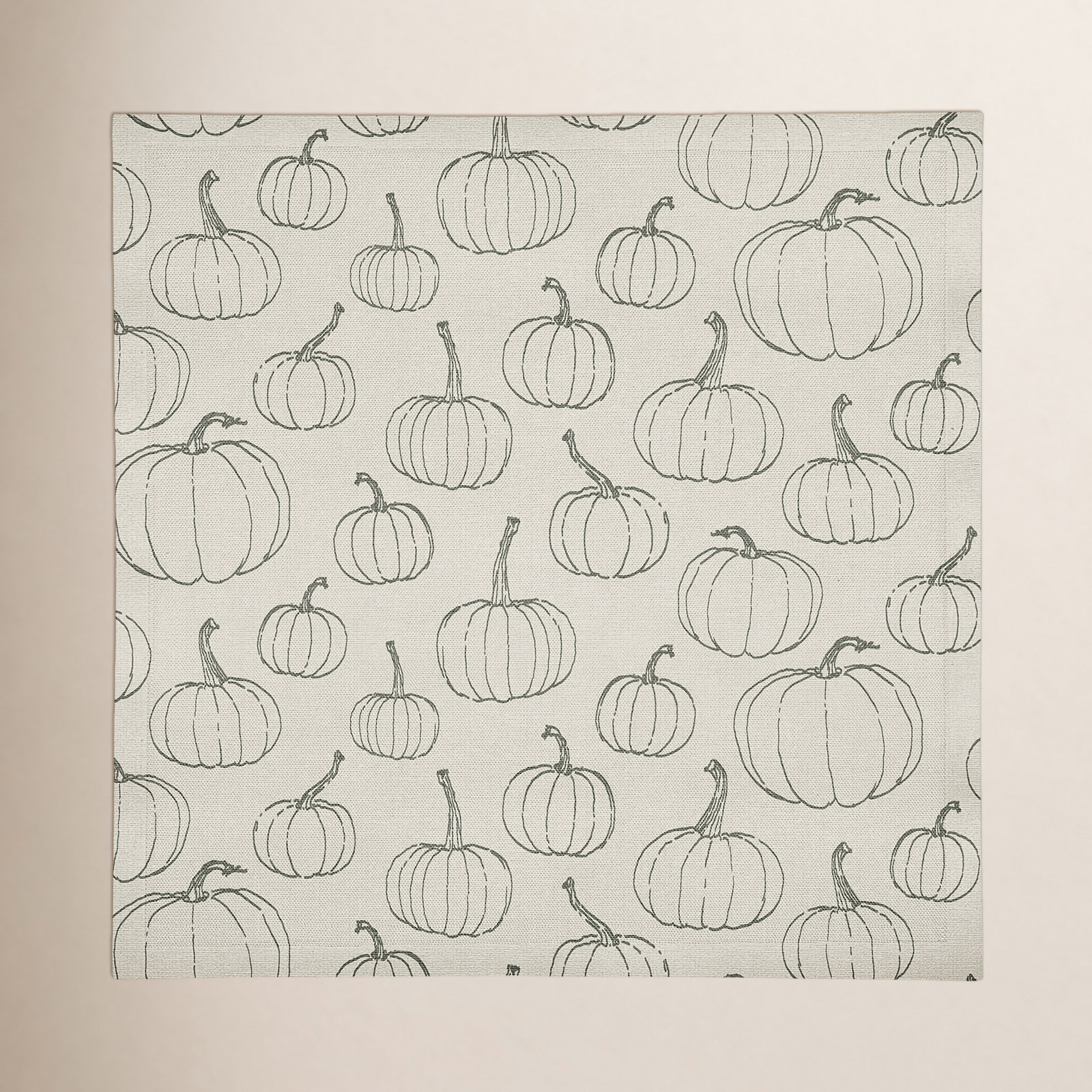 Meekah Cotton Square Napkin, Cream