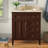 Waut 32'' Single Bathroom Vanity with Marble Top-1161278204