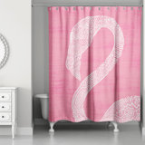 Rajesh Flamingo Single Shower Curtain