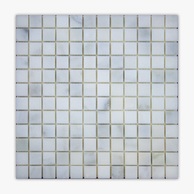 Carreau de mosaïque en marbre pour mur et plancher Calacatta 12 po x 12 po