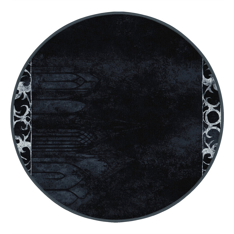 Moonlit Wreath Rug, Round 8'