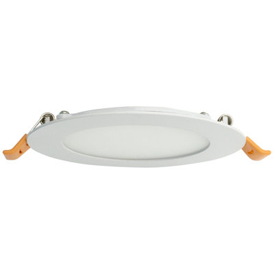 Luminaire encastré rond à panneau mince