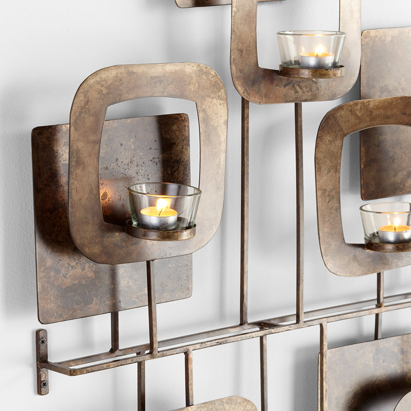 Molokai Glass and Iron Wall Sconce
