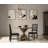 Classic Tan 47.25" Round Dining Table with Stable Cross Trestle Base-984078966