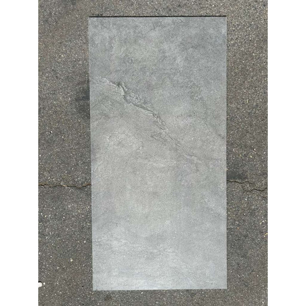 SB Pulse Shadow Natural 24x48 Gray Stone Look Porcelain Floor and Wall Tile