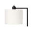 Lampe de table moderne avec port USB, métal et abat-jour