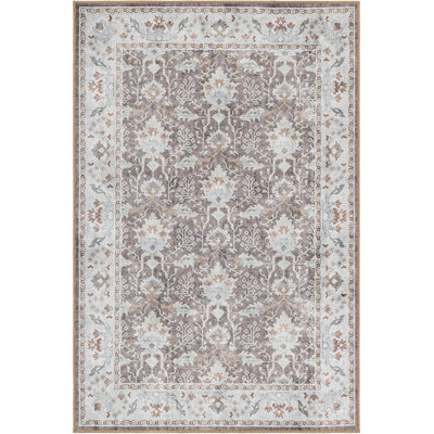 Traditional Guljan Area Rug Almond Brown Colour