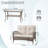 Monahans 49.61'' Wide Straight Loveseat with Cushions-509356157