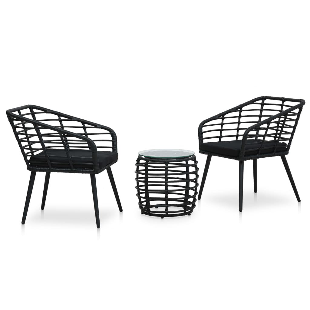 2-Sitzer Bistro-Set Swoyersville mit Polster