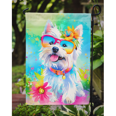 Drapeau de jardin Hippie Dawg
