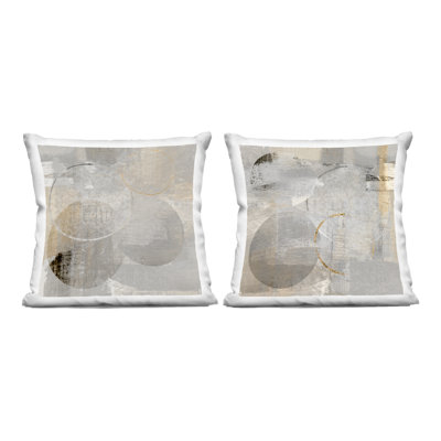 Ensemble de coussins décoratifs 2 pièces Brushed Mute