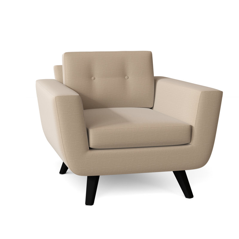 Fauteuil Callie, Latte Lena, Naturel, Moyenne