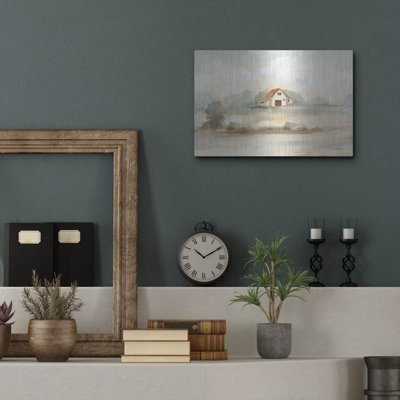  «The Old Farm Landscape» par Silvia Vassileva, art mural en métal