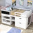 Gwendel Kids Twin Loft Bed with Drawers-953341521