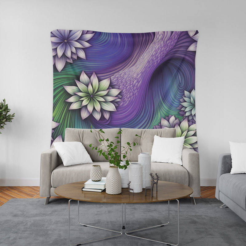 Tapisserie murale, H 80 po x l 68 po x P 0,8 po
