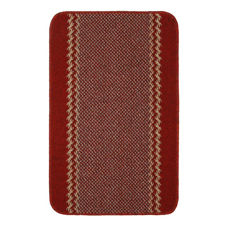 Draco Kitchen Mat, Rectangle 100 x 150cm, Red