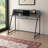Ellingham Hutch With Shelf Computer Desk in Gray with Metal Finish, 38.95" H X 47.14" W X 23.46" D