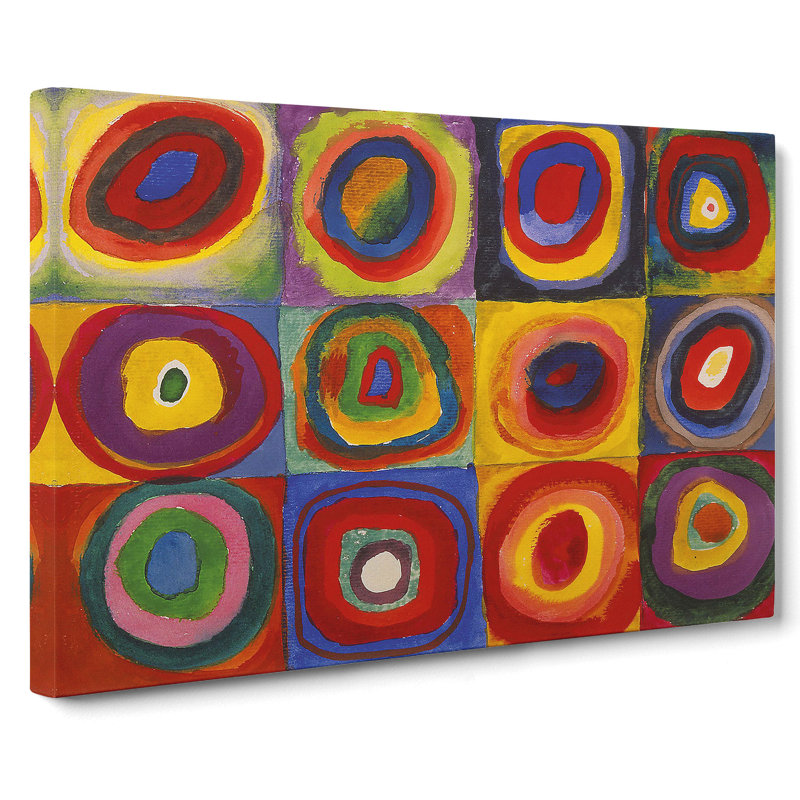 Farbstudie by Wassily Kandinsky - Wrapped Canvas Painting, 35cm H x 50cm W x 3cm D