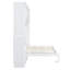 Grand lit escamotable mural avec armoires, grand