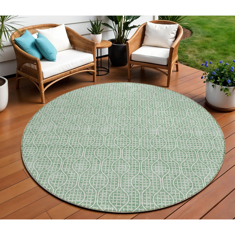 Tapis rond 8 po Sage