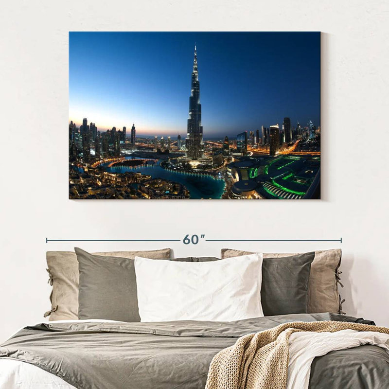 Nicci Dubai City Opulence, 34" H x 51" W