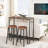 Bar Table with Charging Station