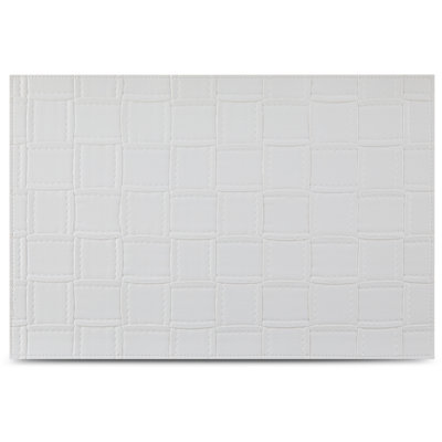 Ensemble de 4 napperons de table de salle à manger résistants à la chaleur de 12 po x 18 po pour 4 ensembles de cuisine et de salle à manger de style campagnard, bohème et moderne Facile à nettoyer, durable et élégant