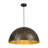 Rusty Industrial 1 - Light Gold Leaf Inner Metal Dome Pendant-749321777