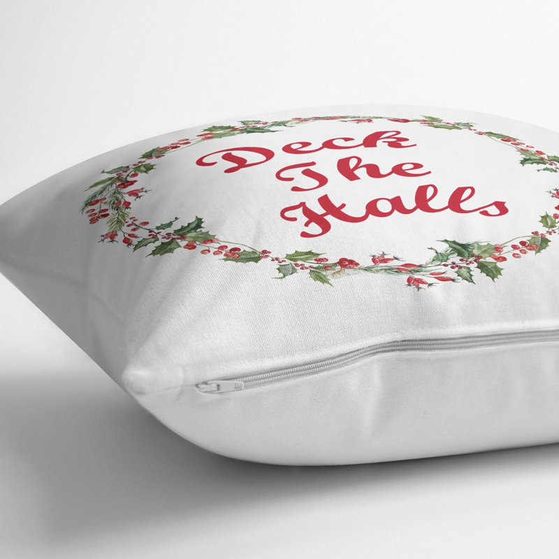 Ackermann Square Cushion Cover, White