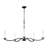 Chapman & Myers Ifiye Dining Room Chandelier In Aged Iron Finish-893107676-893107679