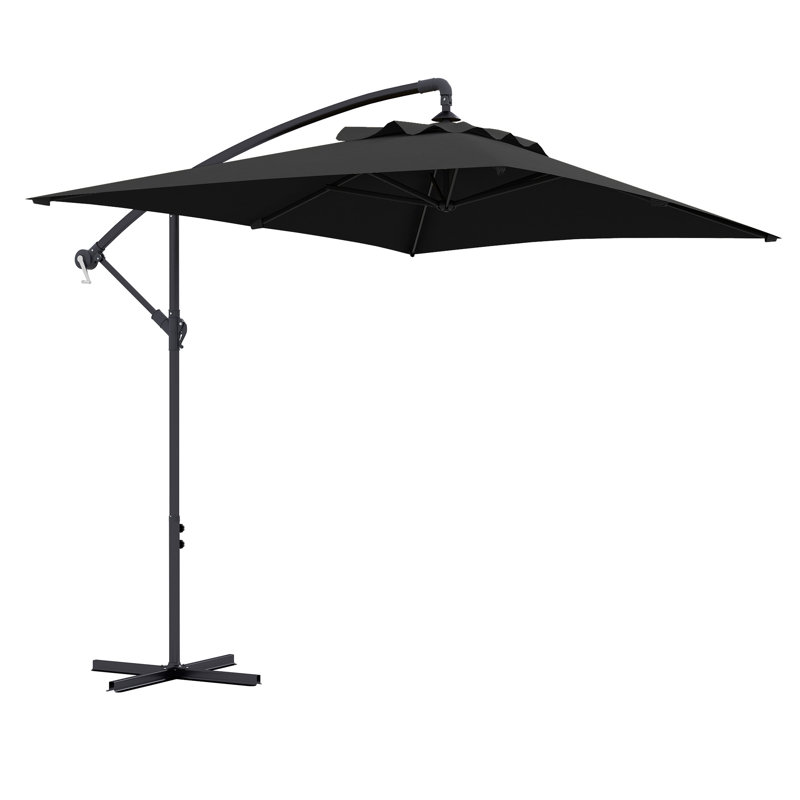 294cm Cantilever Parasol, Black