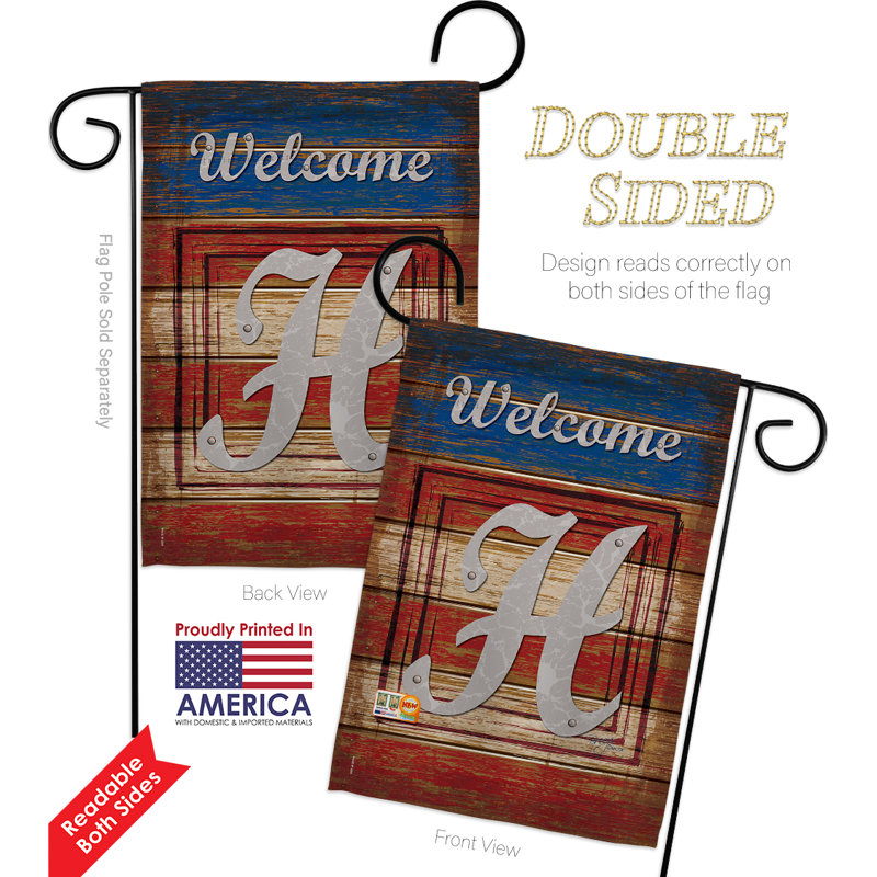 Ensemble de drapeaux en polyester 18,5 x 13 po Patriotic, H