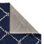 Malec area rug Machine Woven Navy-70523179