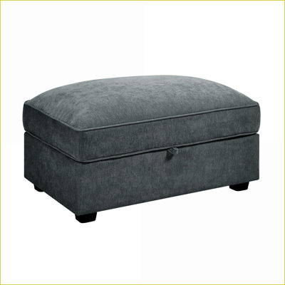 Sofa with Storage for Living Room, Light Gray Chenille Modern 2/3/4-Seat | Wood Frame | Black Accents