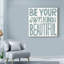 « be your own your own of belle », art textuel sur toile tendue-33422104