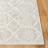 Restoration Vintage Hand Tufted Viscose/Wool Geometric Rug in Ivory-1086682115