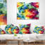 Texture abstraite aquarelle - coussin abstrait imprimé-30030520-30030866